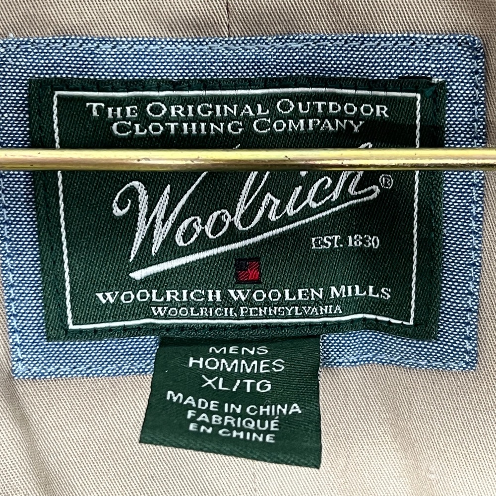 Woolrich Gray wool herringbone button down vest - Picture 3 of 7